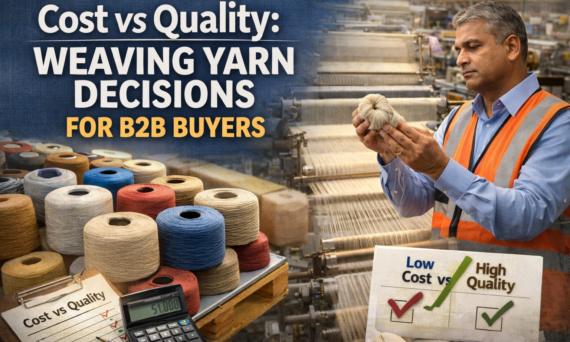 Cost and quality comparison of weaving yarn for B2B textile buyers