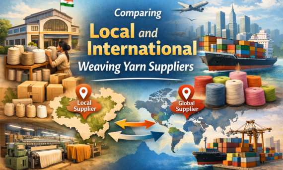 Weaving yarn supply chain from local mills to global trade
