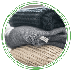 Recycled fibres cashmere