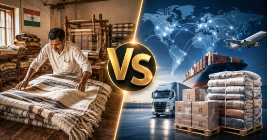 Local vs global wool suppliers for blanket manufacturing