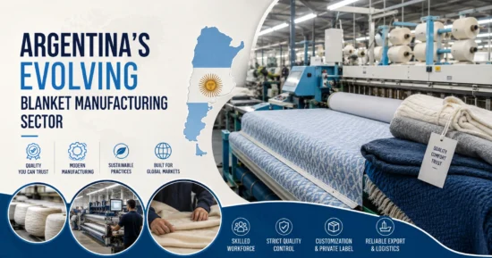 Blanket manufacturers in Argentina using modern textile production