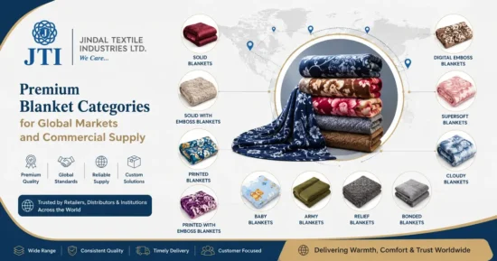 Premium blanket categories manufactured for international buyers