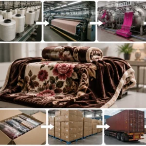 Modern supersoft mink blanket manufacturer producing export-quality blankets in India
