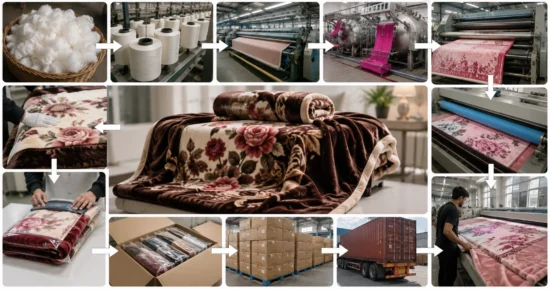 Modern supersoft mink blanket manufacturer producing export-quality blankets in India