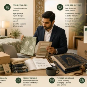 Premium bedding and prayer mats for wholesale and business buyers