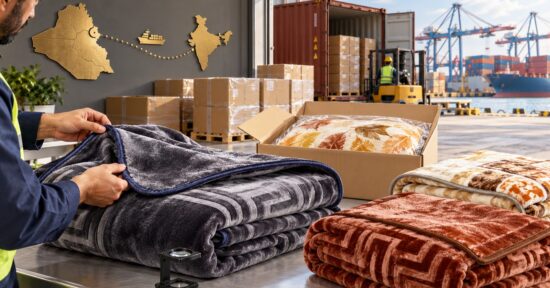 blanket exporters from india to iraq