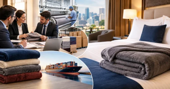 Blanket exporter in India supporting hotel procurement
