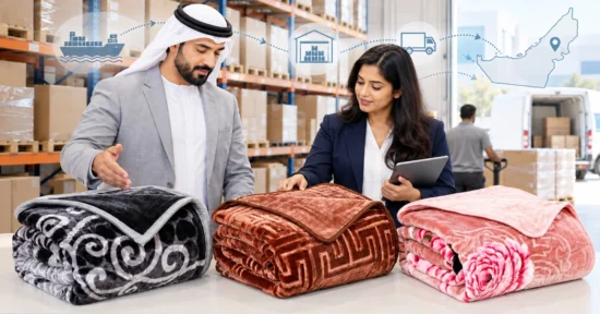 Blanket exporters in India supplying wholesale buyers in the UAE
